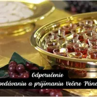 Odporučenie k podávaniu a prijímaniu Večere Pánovej